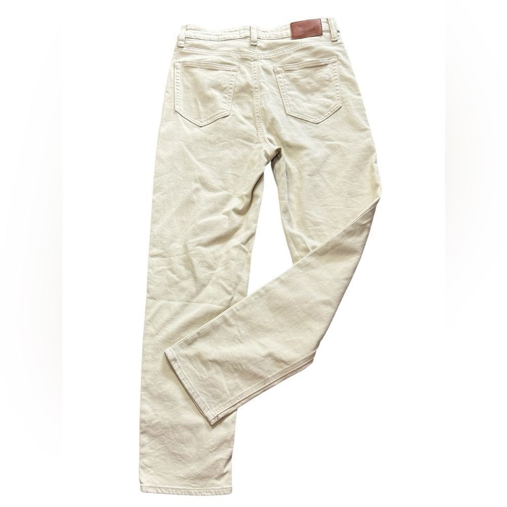 Hidden Khaki Beige Straight Denim Jeans